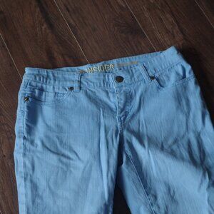 Blue Women's Capris Pants By Insider Premium Denim